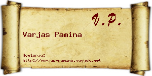 Varjas Pamina névjegykártya